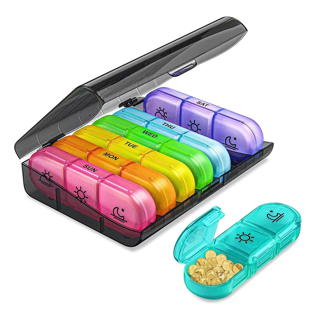 Weekly 3-Times-A-Day Pill Organizer