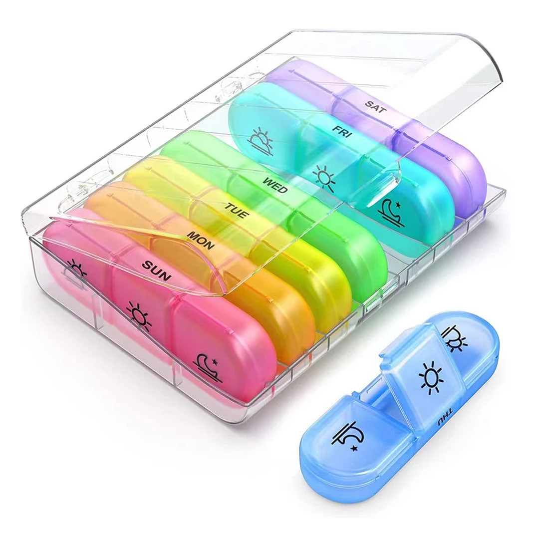 Weekly 3-Times-A-Day Pill Organizer