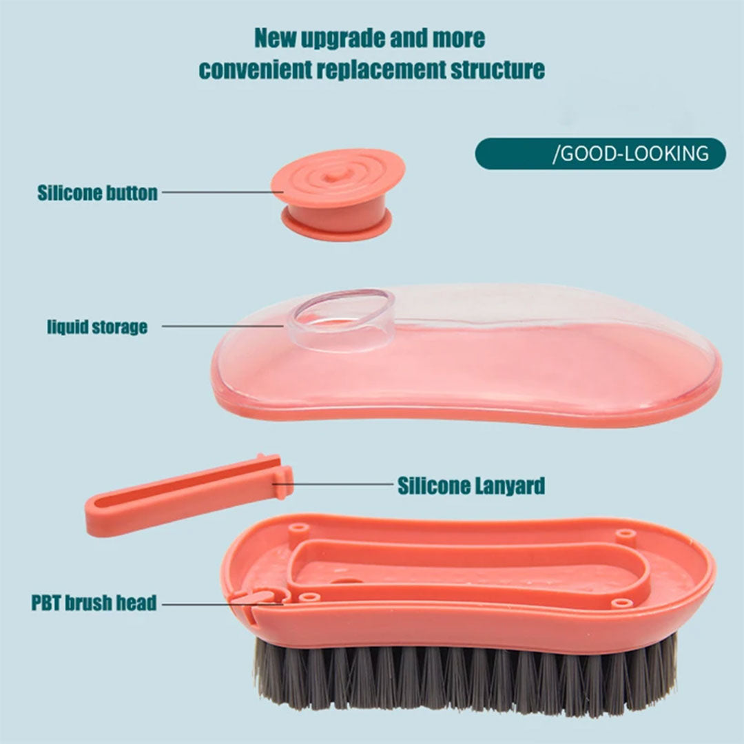 Multifunctional Automatic Liquid Cleaning Shoe Brush