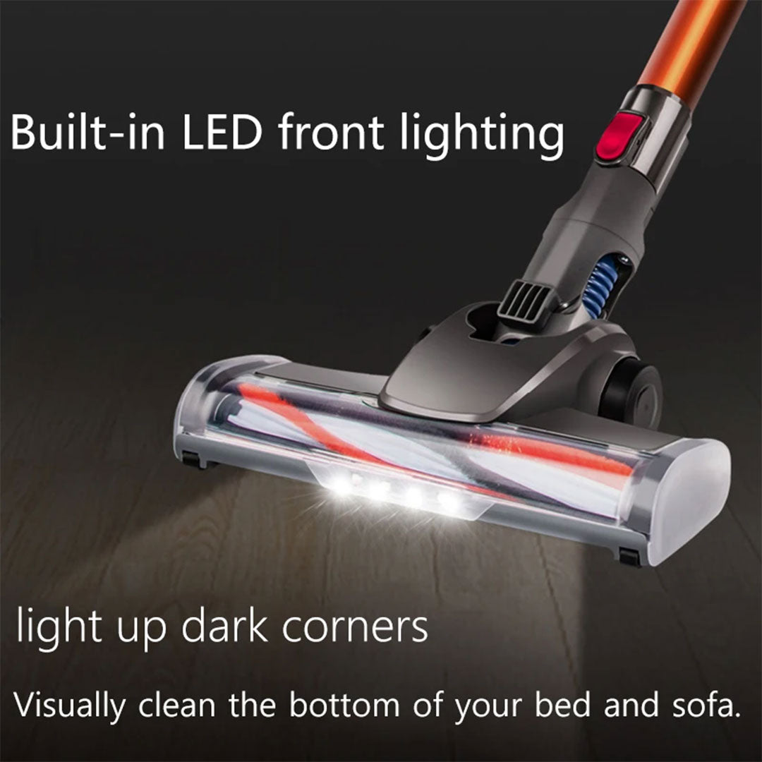 Cordless 15kPa Handheld Vacuum Cleaner with LED Lighting