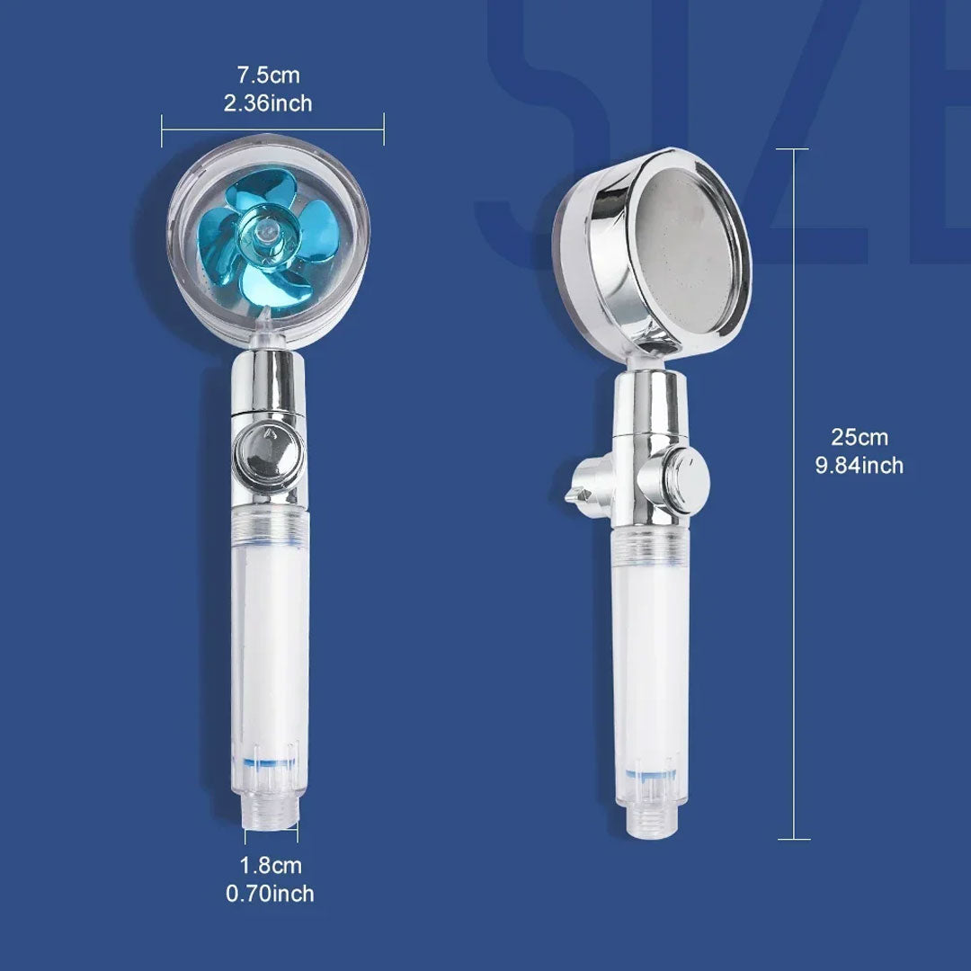 Turbo 360° Rotated Shower Head High Pressure & Water Saving