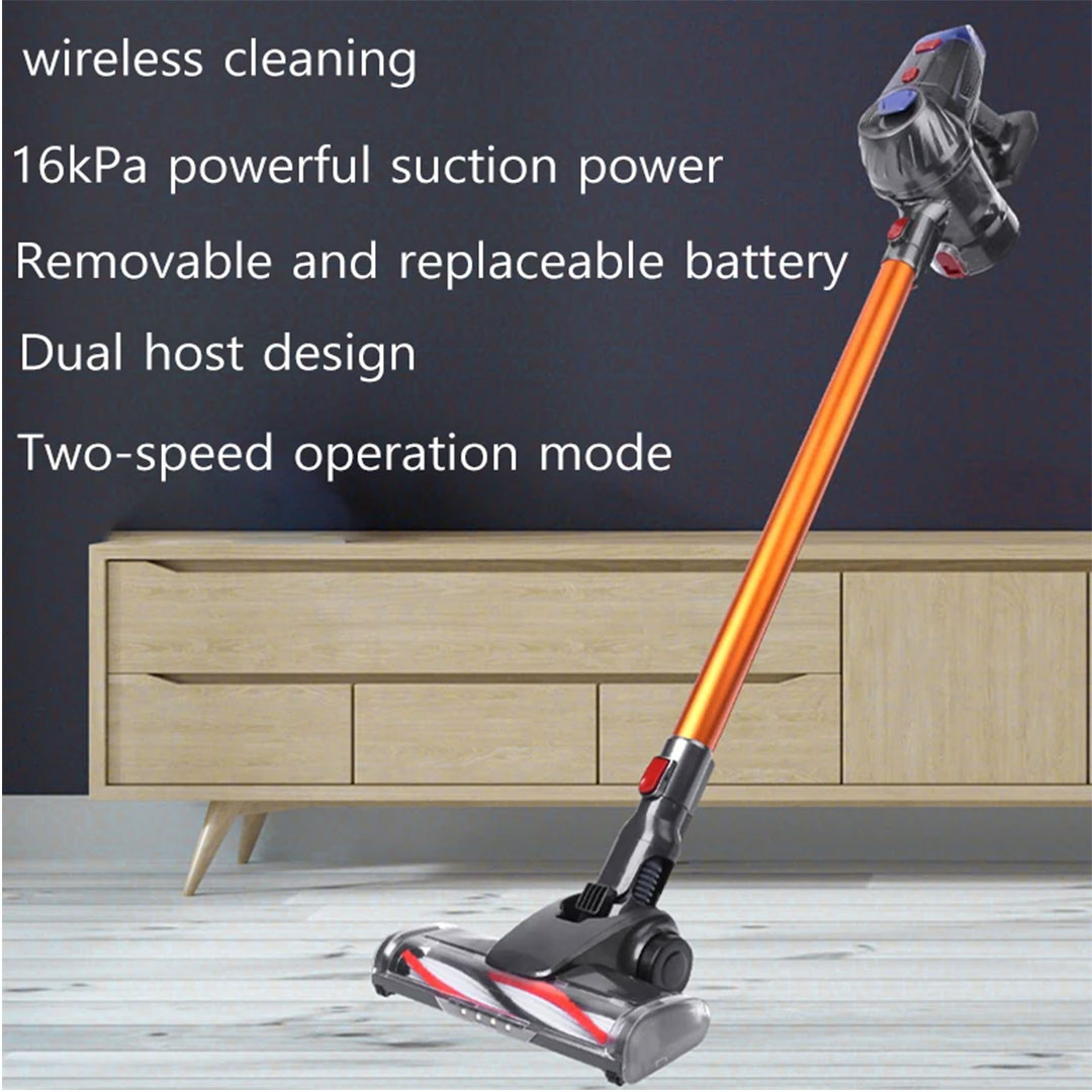 Cordless 15kPa Handheld Vacuum Cleaner with LED Lighting