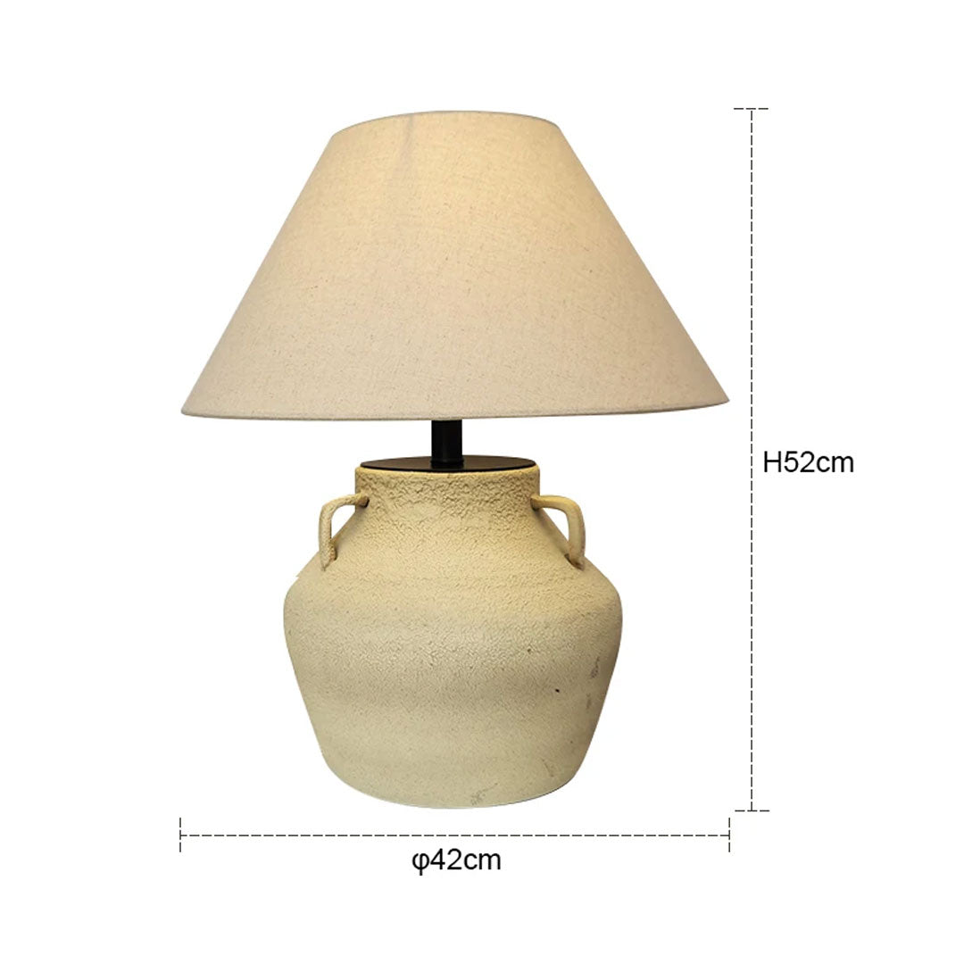 Creative Retro Ceramic LED Table Lamp Bedroom Decor