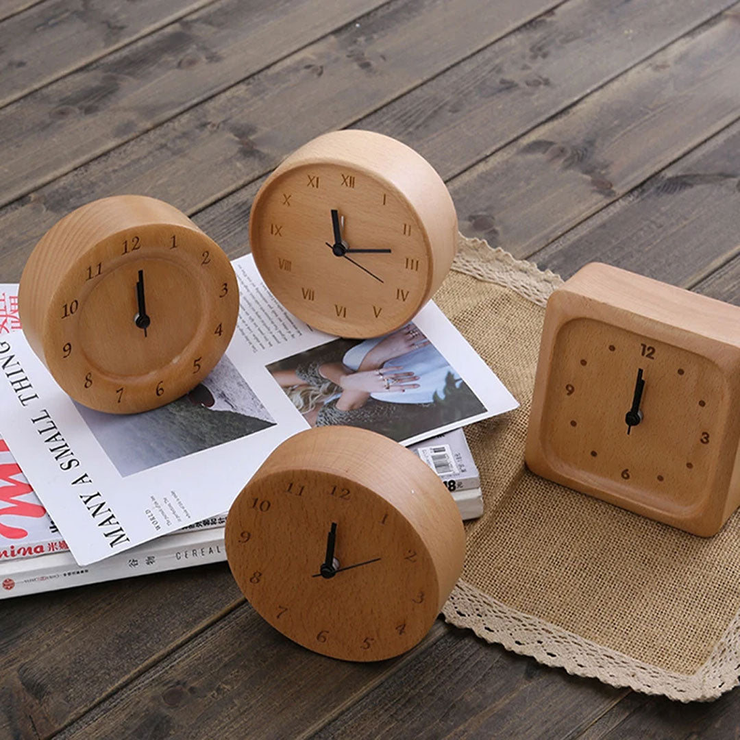 Bedroom Wooden Electronic Digital Alarm Clock