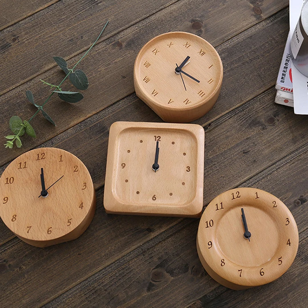 Bedroom Wooden Electronic Digital Alarm Clock