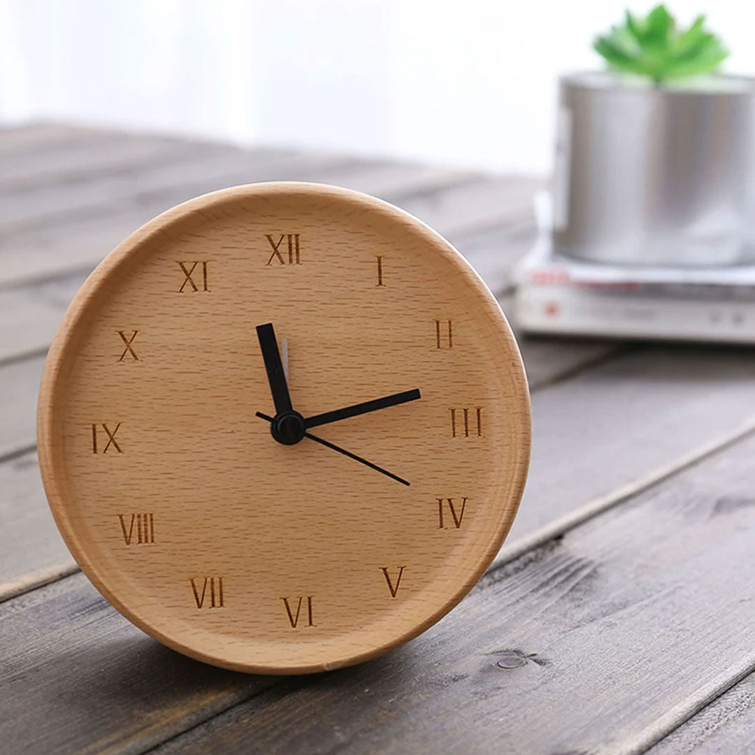 Bedroom Wooden Electronic Digital Alarm Clock