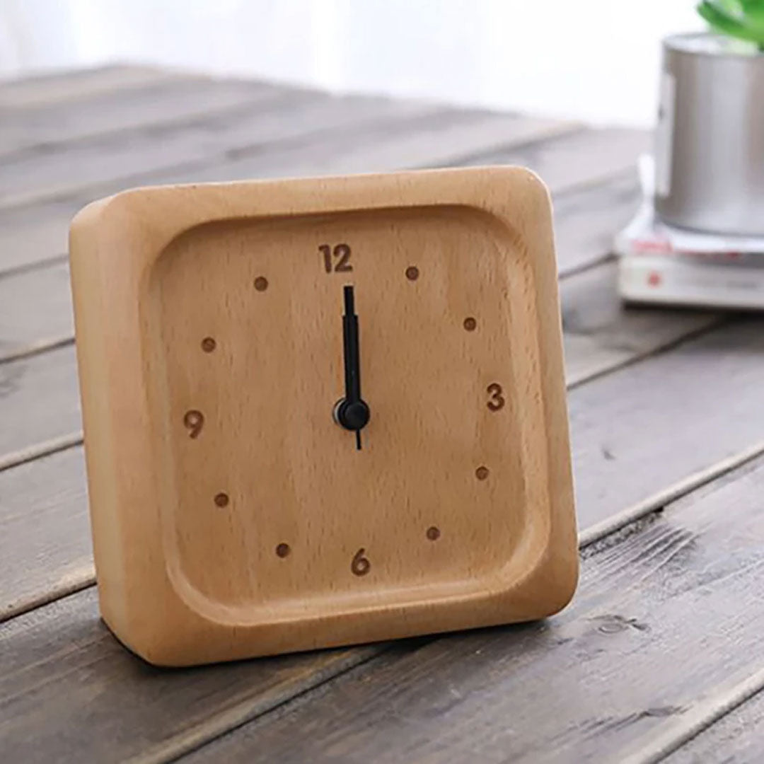 Bedroom Wooden Electronic Digital Alarm Clock