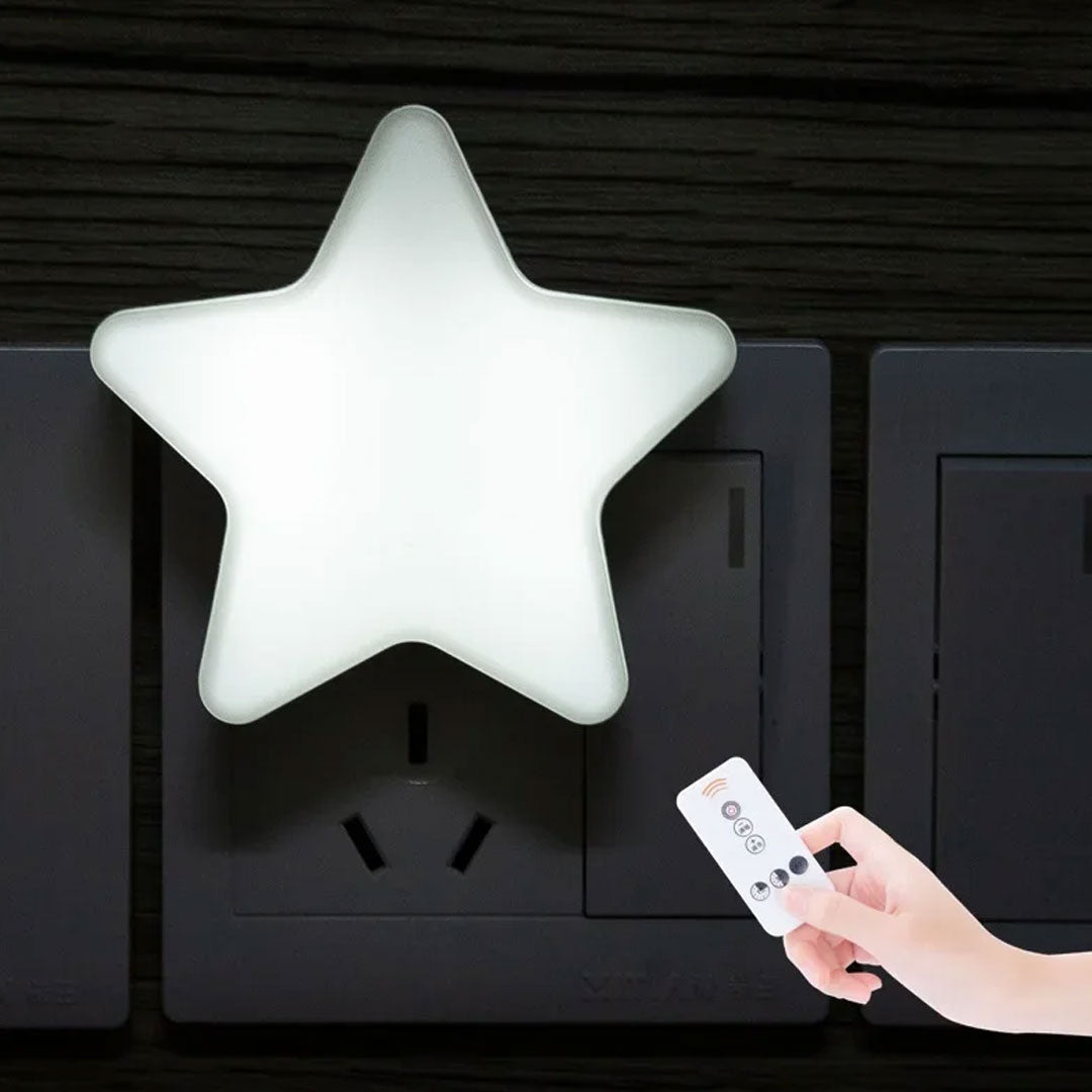 Remote Control Star Shape LED Night Light