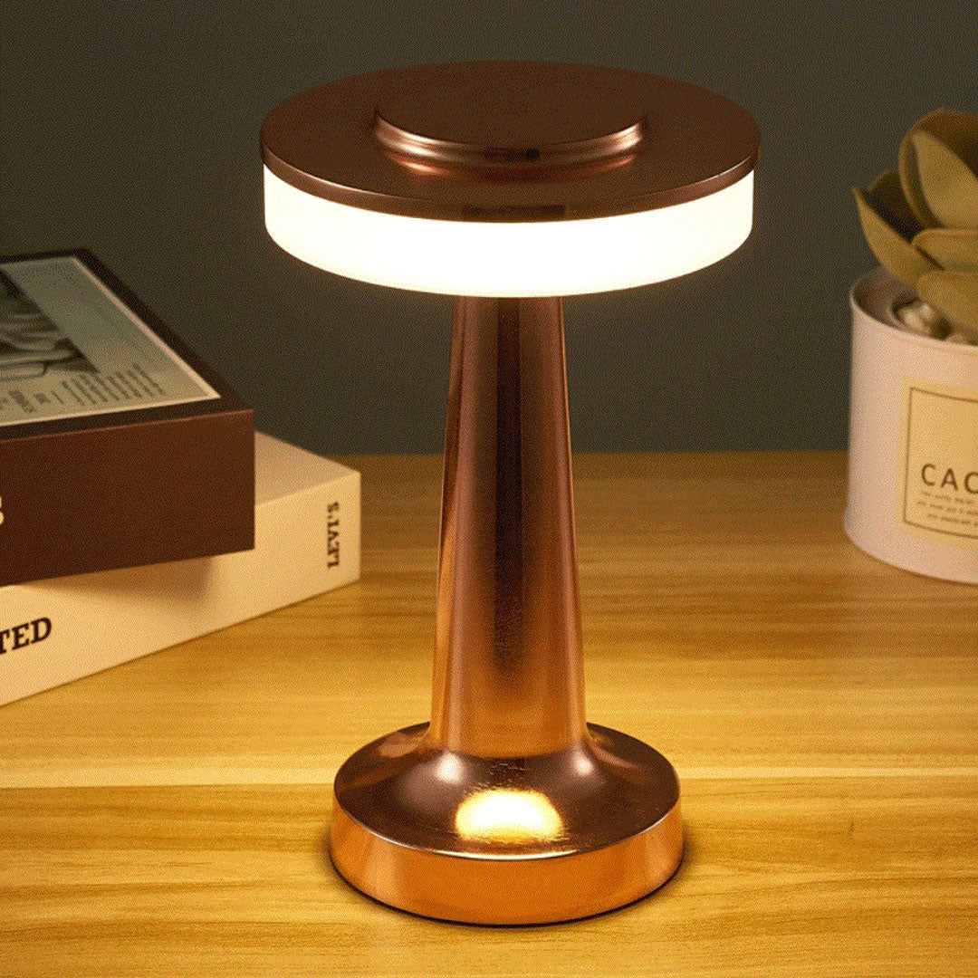 Room Decor Retro LED Rechargeable Table Lamp