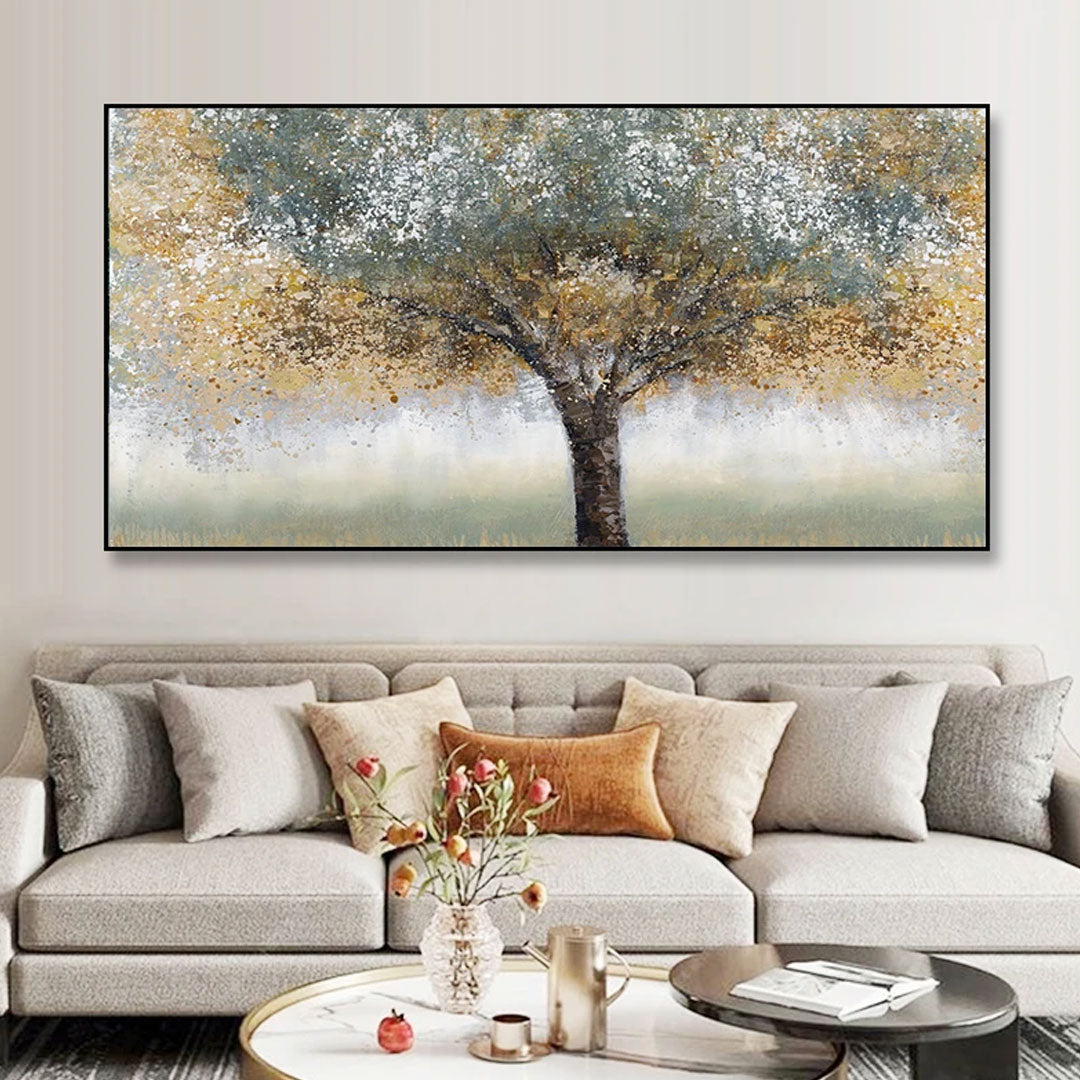 Modern Landscape Abstract Tree Canvas Wall Art