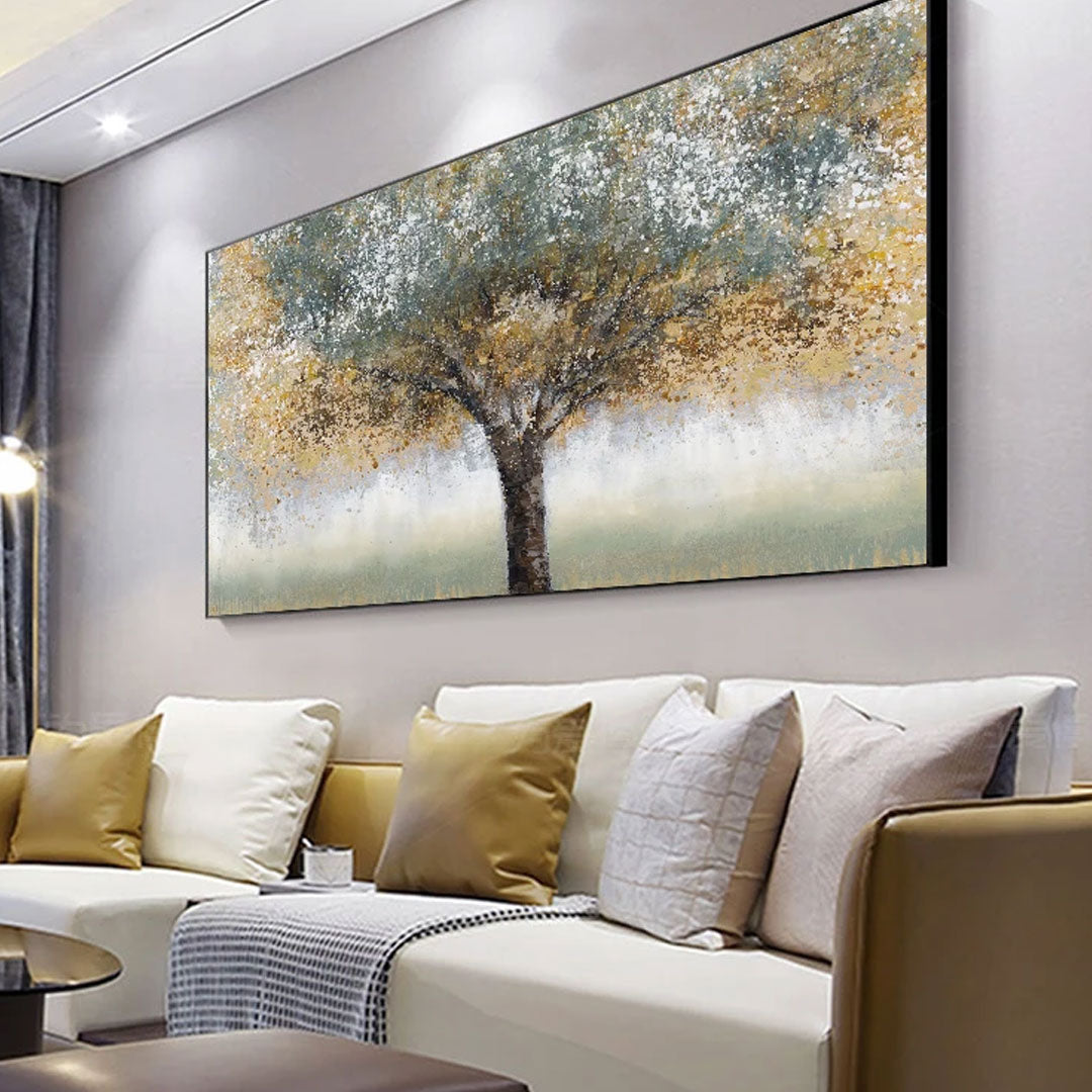 Modern Landscape Abstract Tree Canvas Wall Art