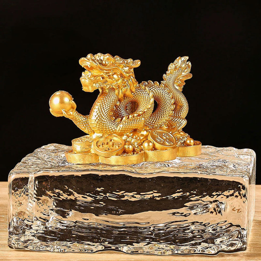 Feng Shui Chinese Money Dragon Statuette