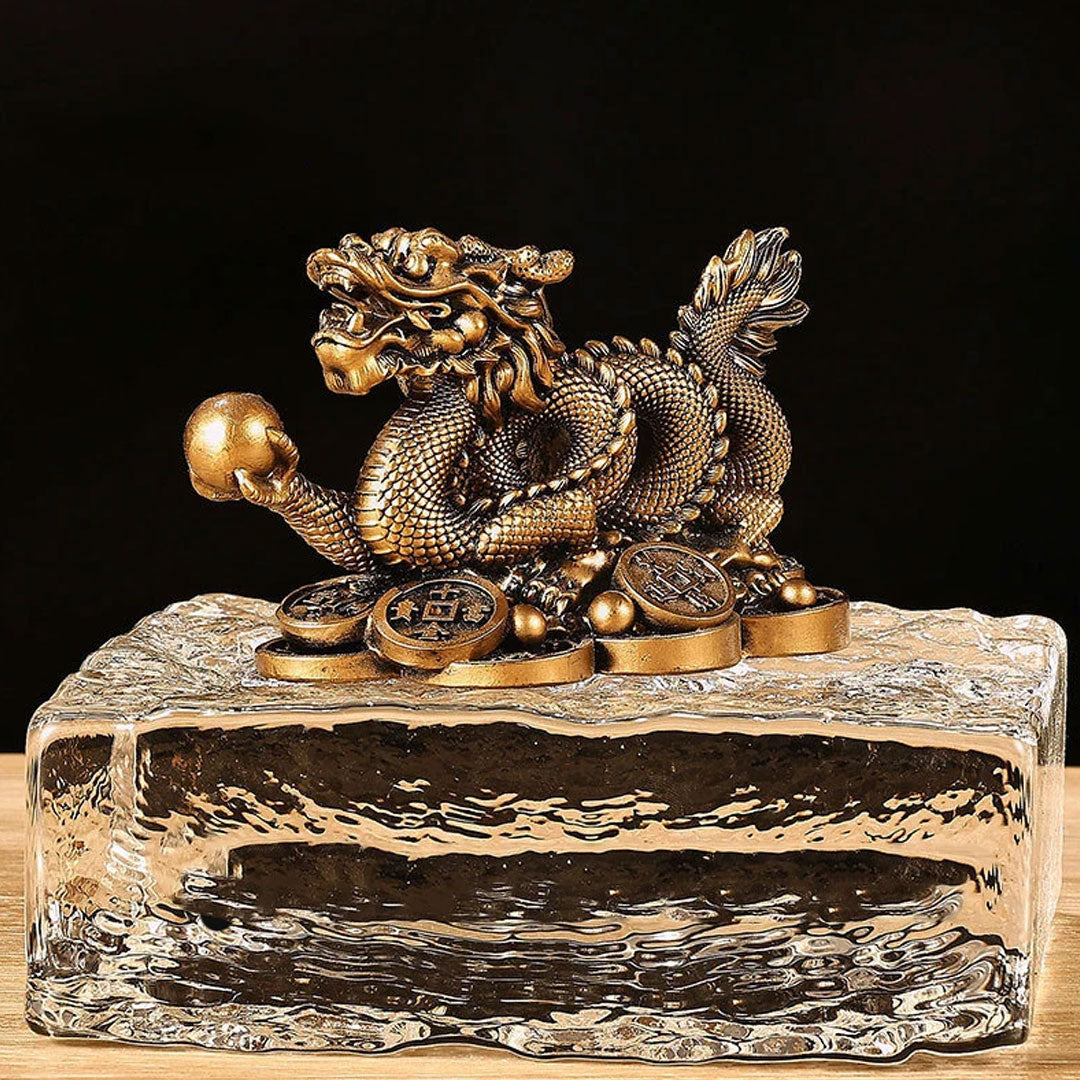 Feng Shui Chinese Money Dragon Statuette