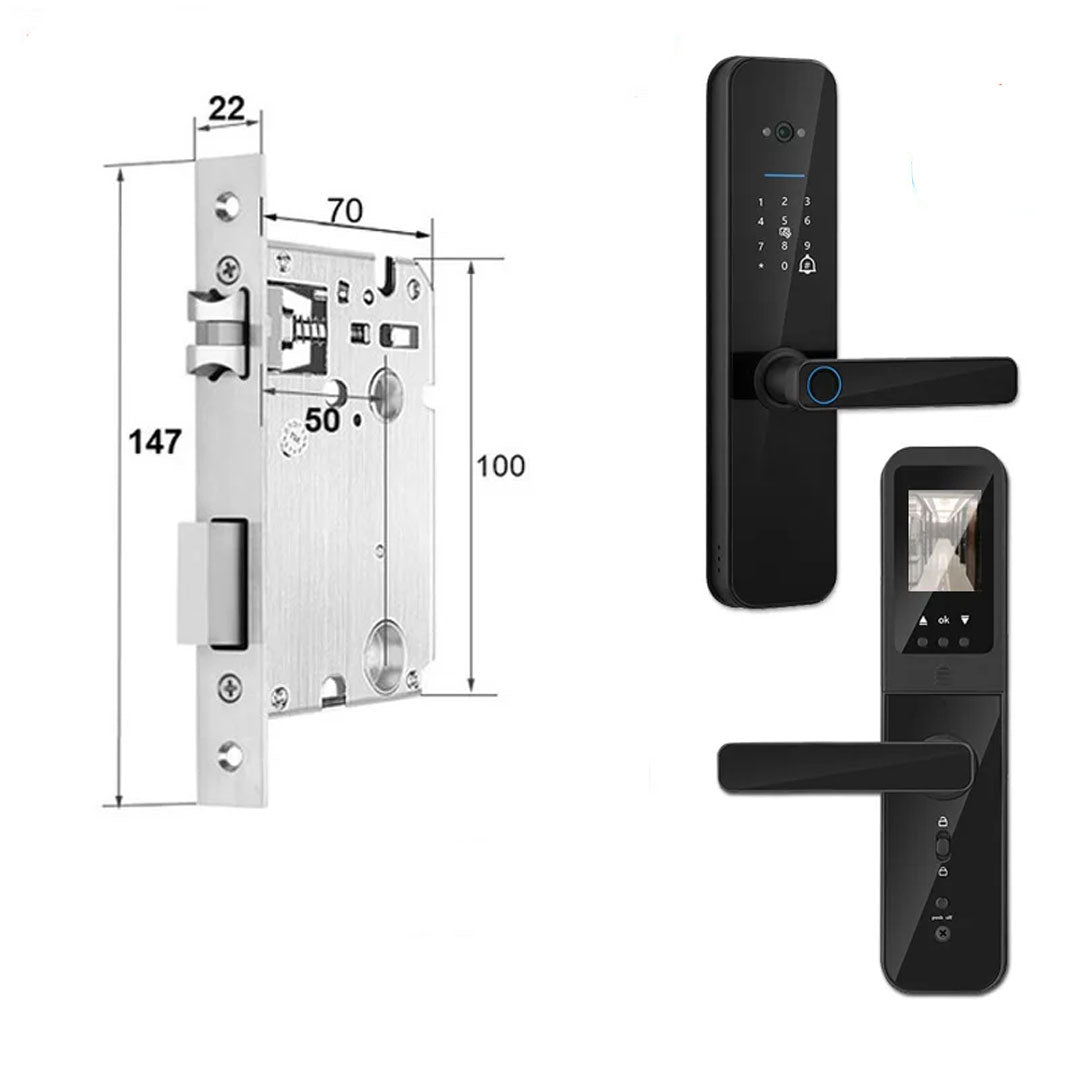 Digital Smart Lock Fingerprint & Password Key Unlock