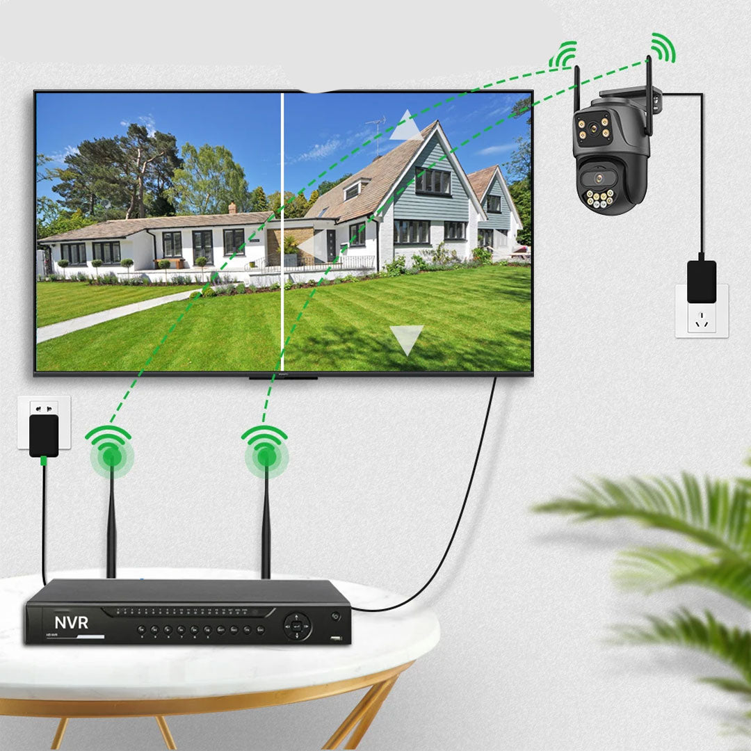 Enhanced Security WiFi Camera with Auto Tracking