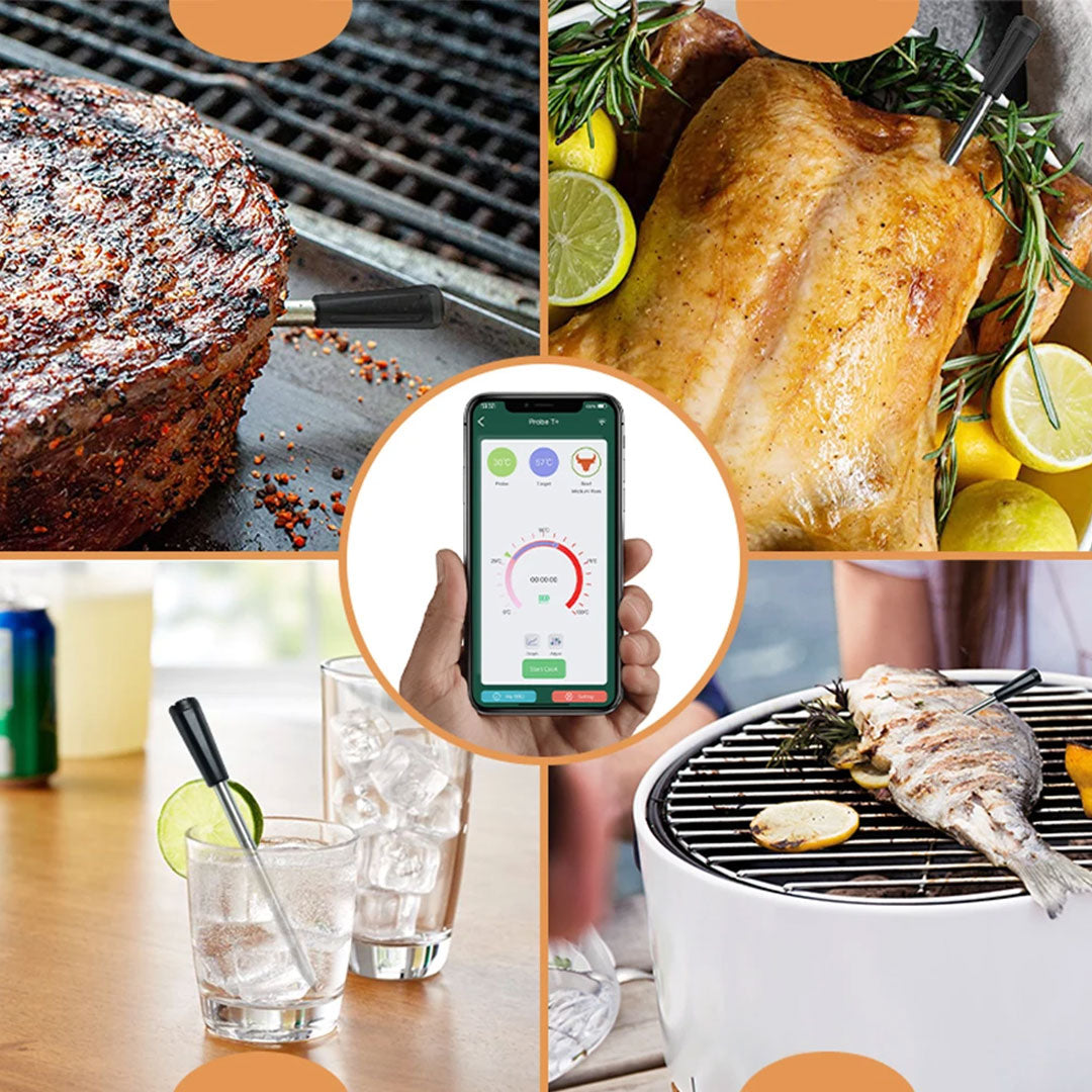 Wireless Bluetooth Meat Connectivity Thermometer