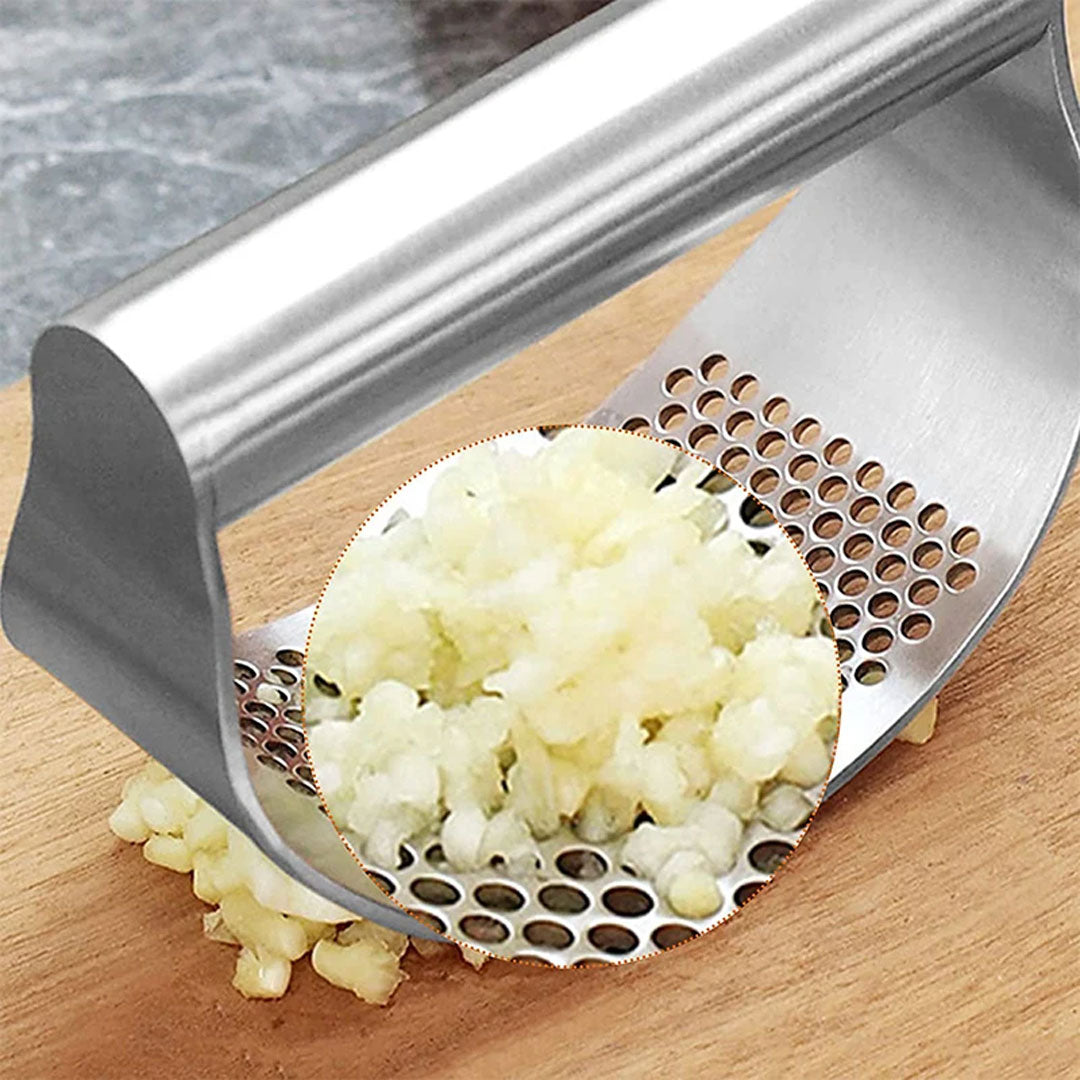 Upgraded Stainless Steel Garlic Press Rocker