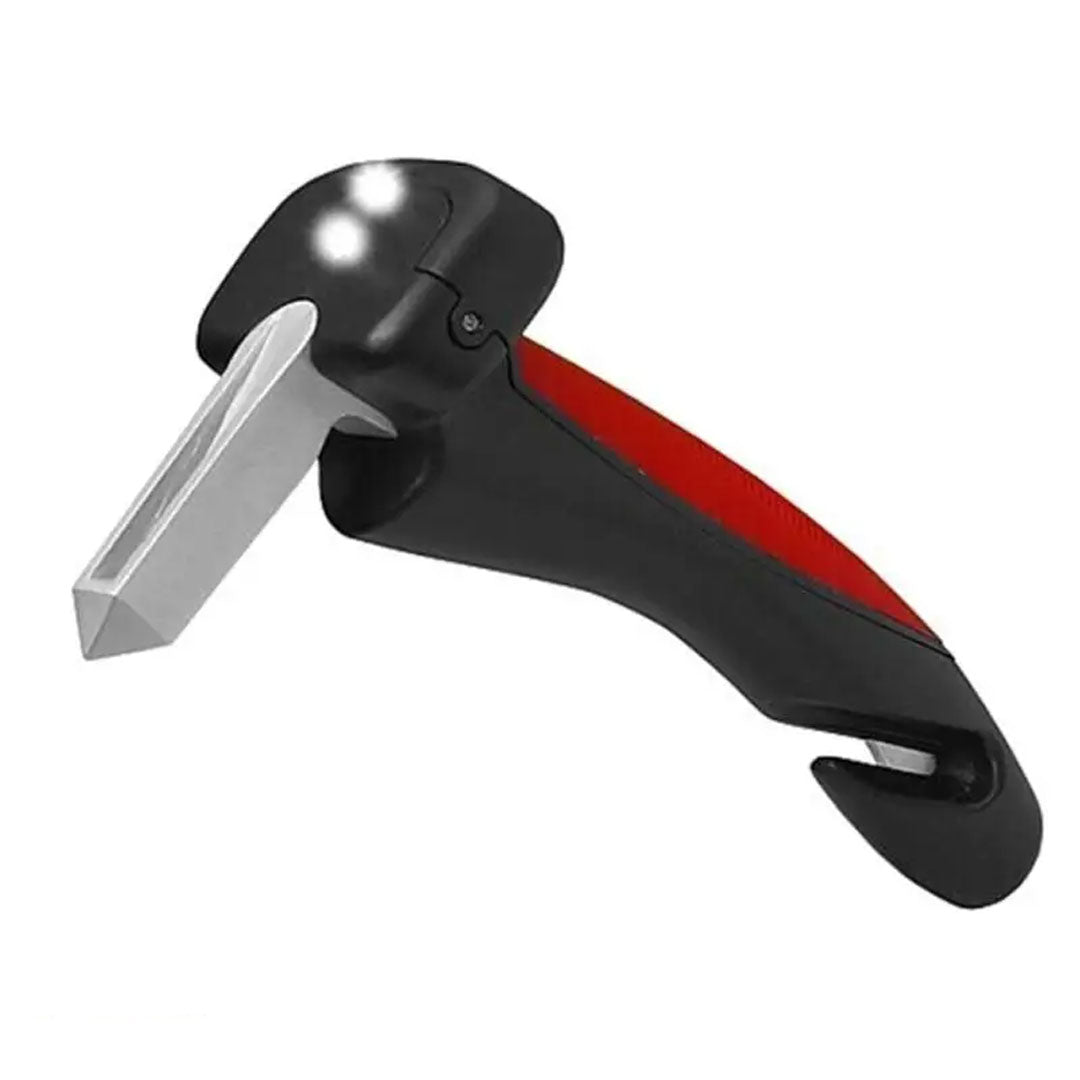 Integrated LED Mobility Aid Grab Handle for Cars