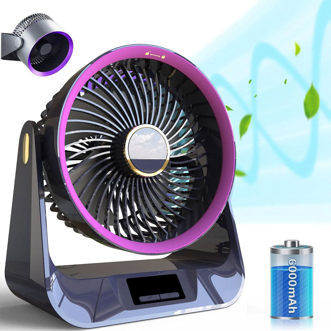 Quiet Adjustable Table Air Circulator Fan