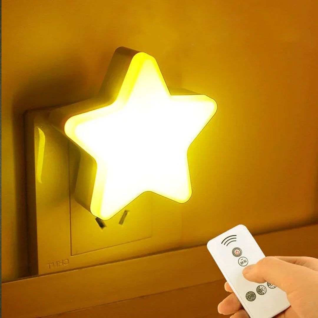 Remote Control Star Shape LED Night Light