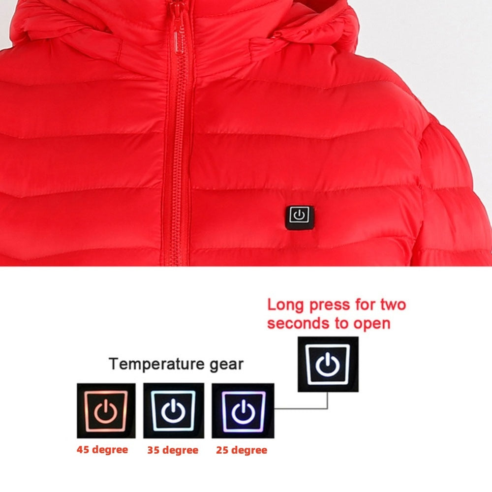 USB Heated Jacket Coat Electric Thermal Winter Clothing for Men