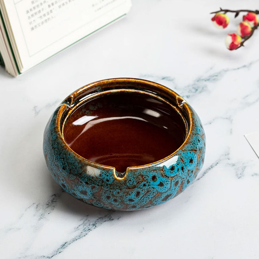 Modern Ceramic Ashtray Stylish Home Decor Accessory