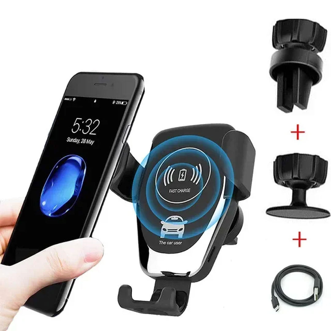 Fast Wireless Car Charger Phone Holder