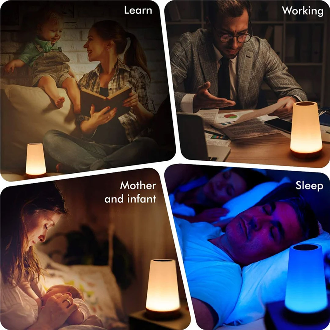 RGB Touch Dimmable Night Light with Remote