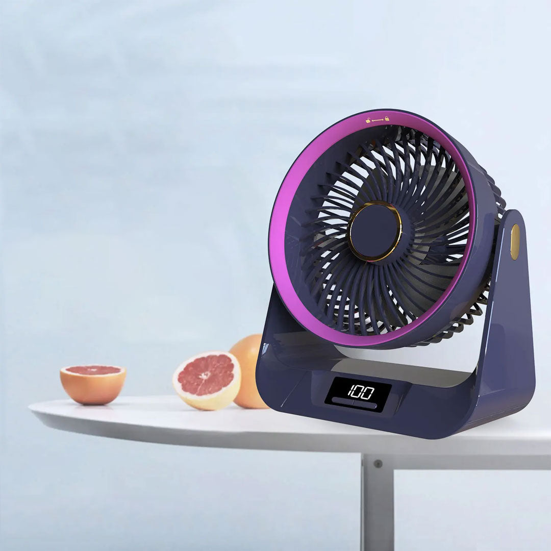 Quiet Adjustable Table Air Circulator Fan