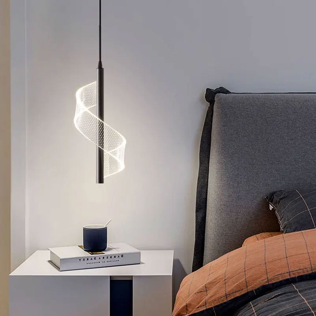 Modern Decoration Spiral LED Pendant Lamp