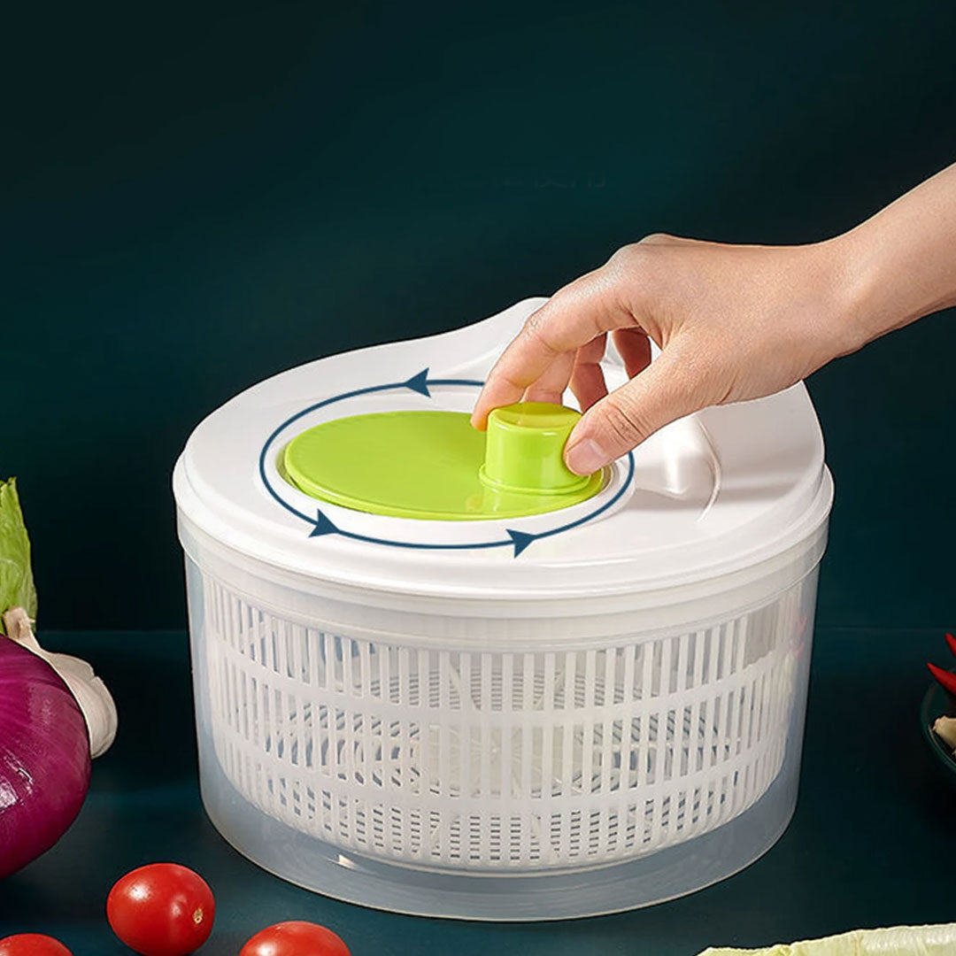 Manual Salad Spinner and Vegetable Dehydrator