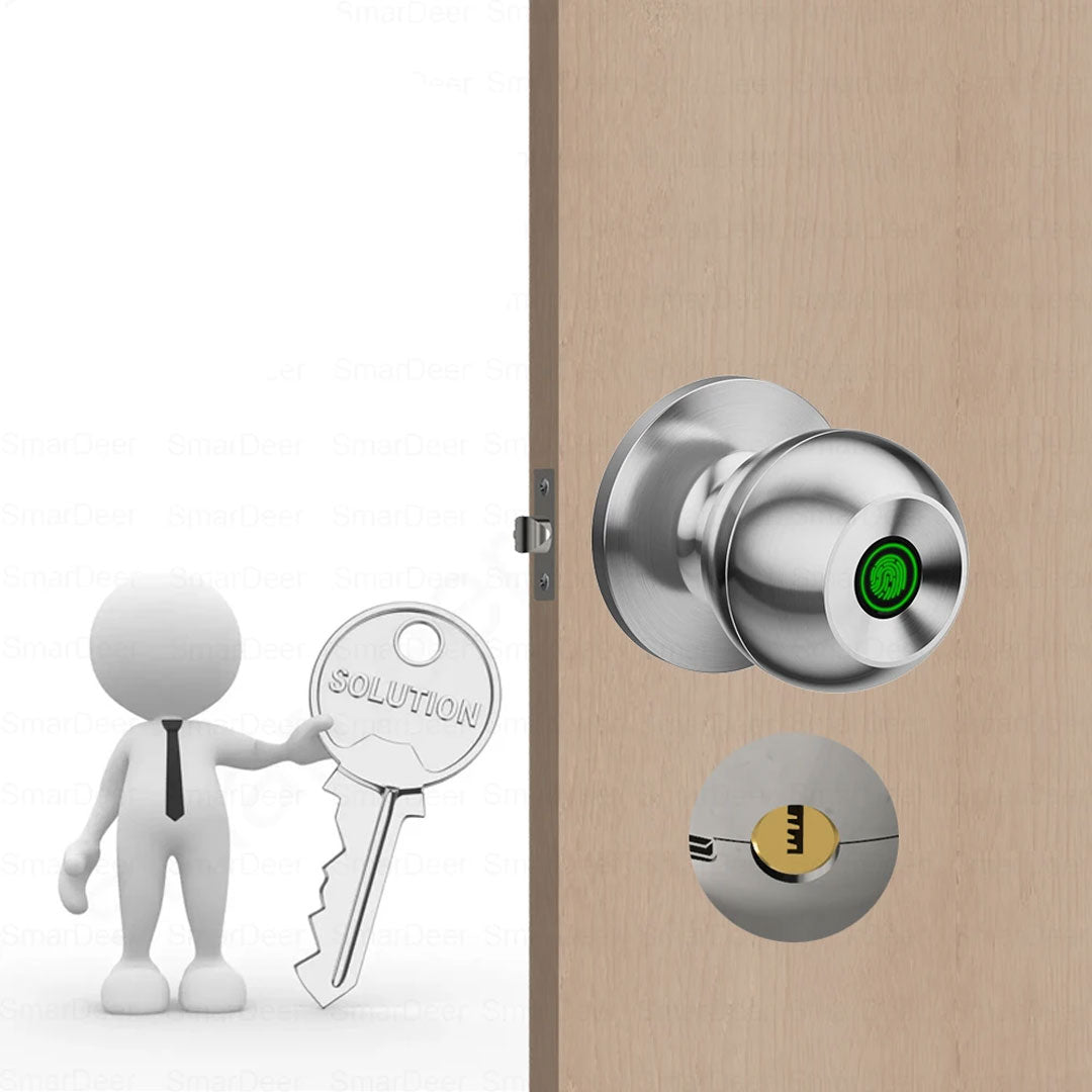 Smart Lock Bluetooth Keyless Entry Fingerprint Unlock