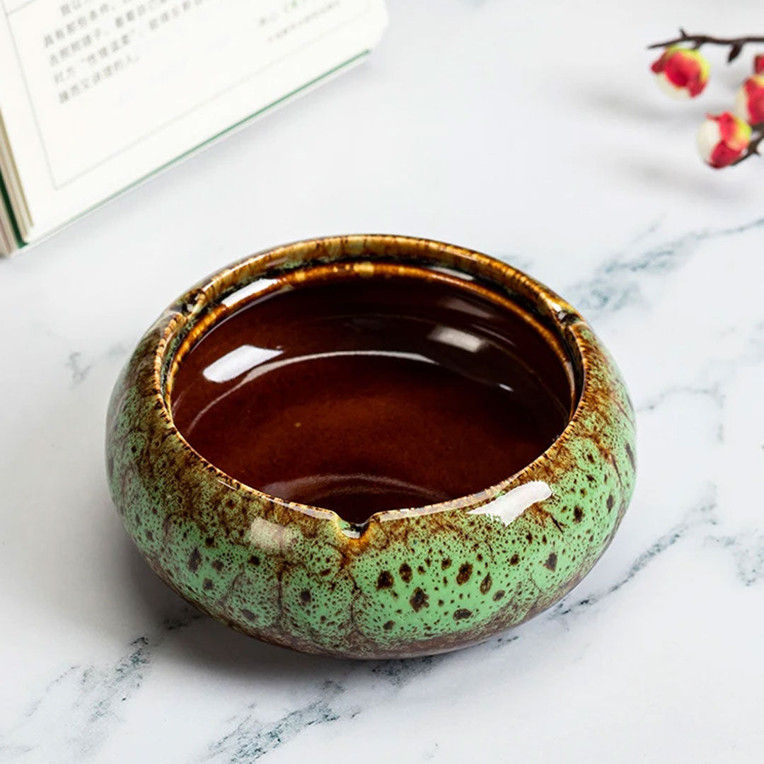 Modern Ceramic Ashtray Stylish Home Decor Accessory