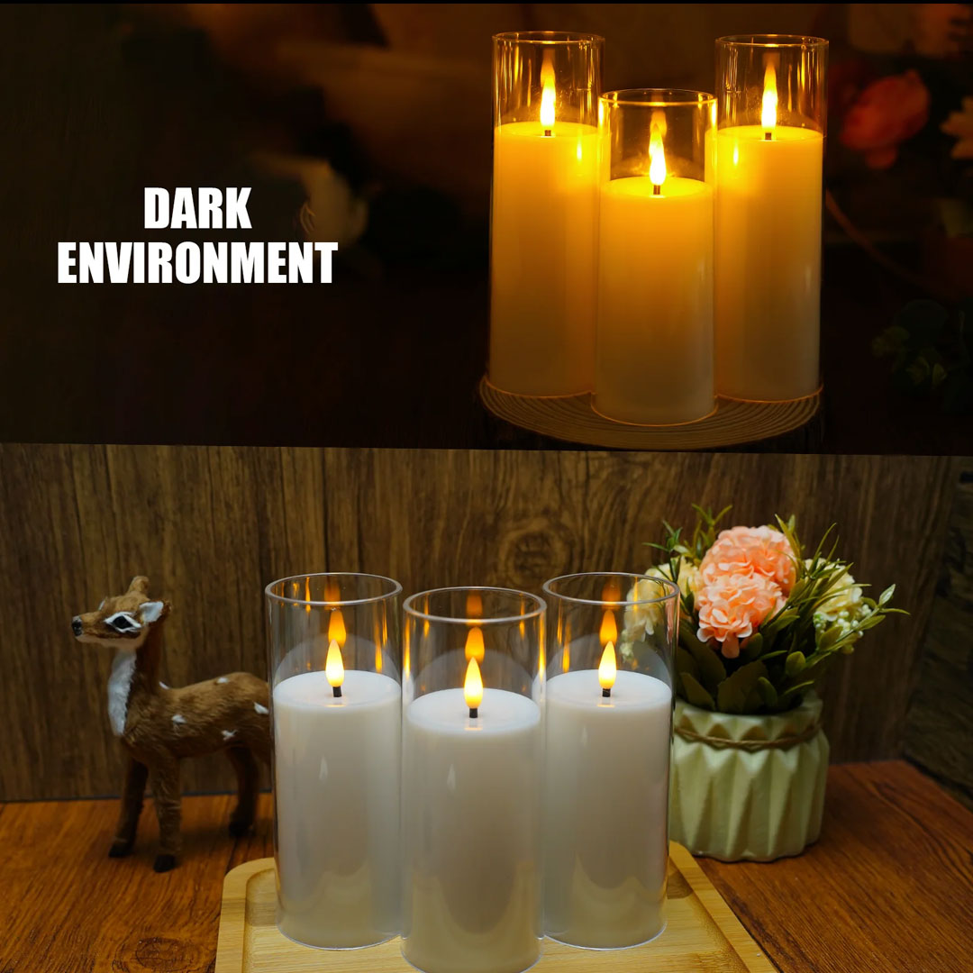 9 LED Flameless Candles for Romantic Home Decor