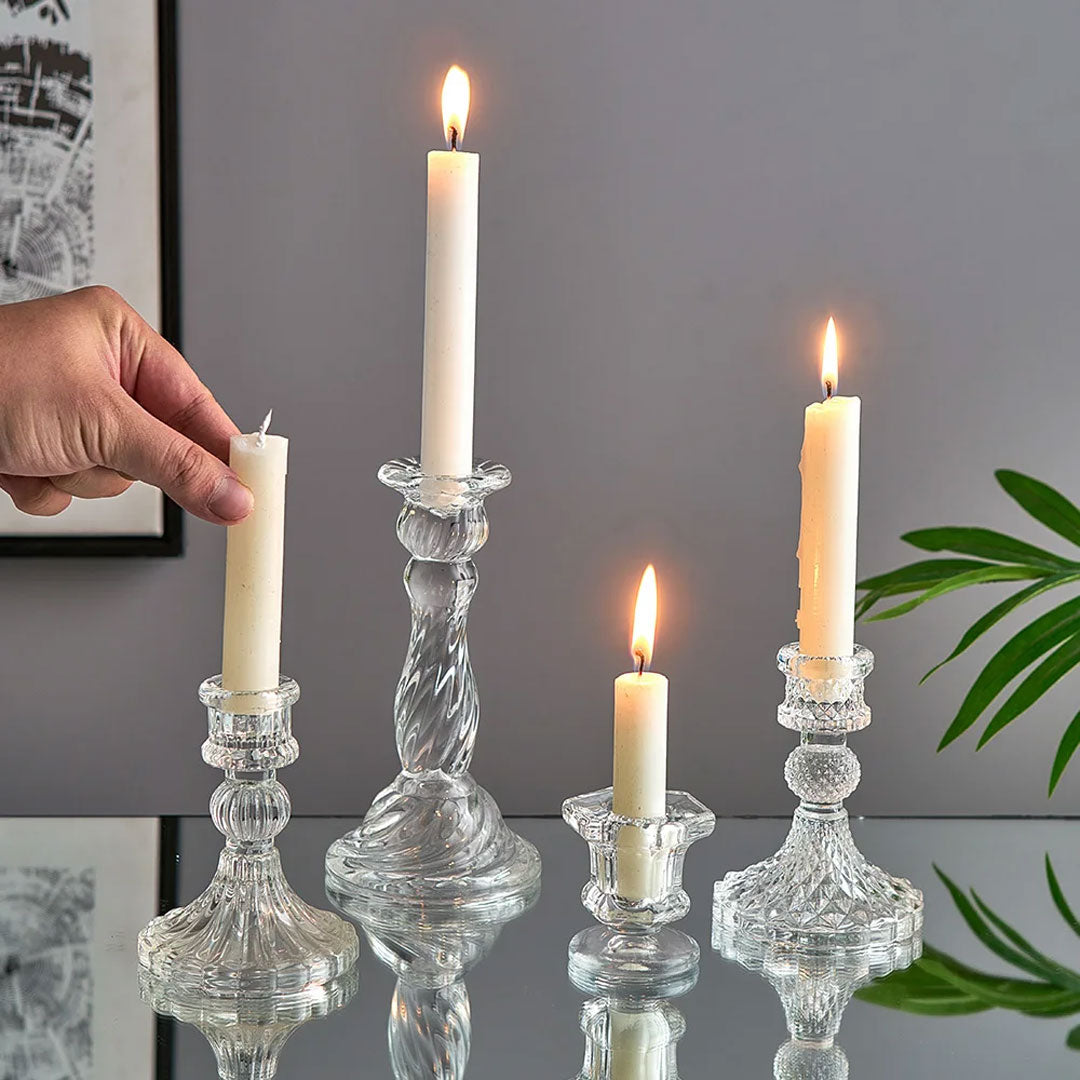 Novelty Glass Candle Holder for Wedding Centerpieces