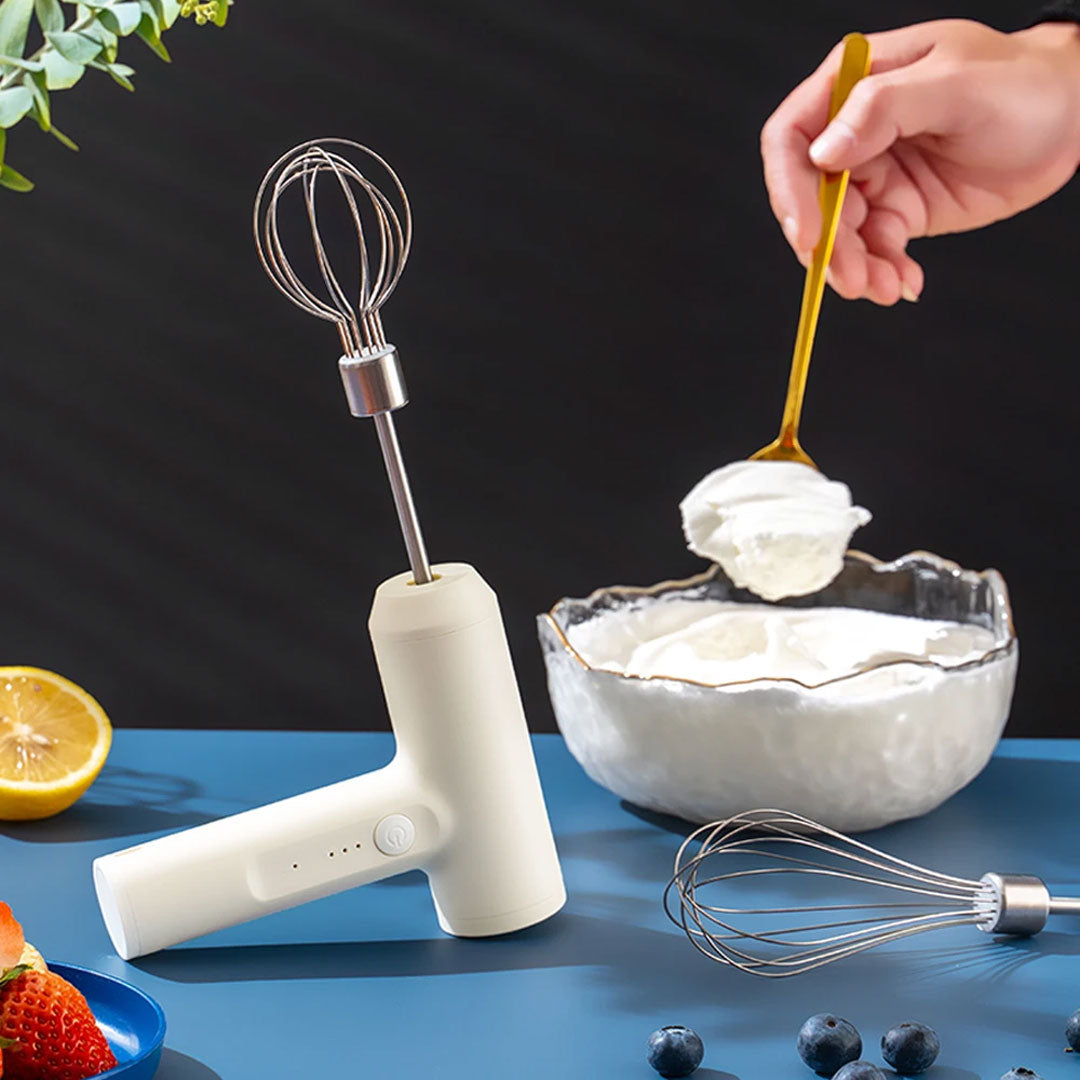 Wireless 3-Speed Portable Electric Food Mixer