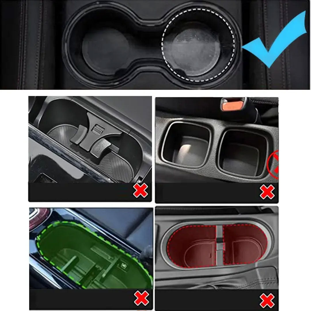 Detachable Car Cup Holder Expander Tray with Food Tray Table