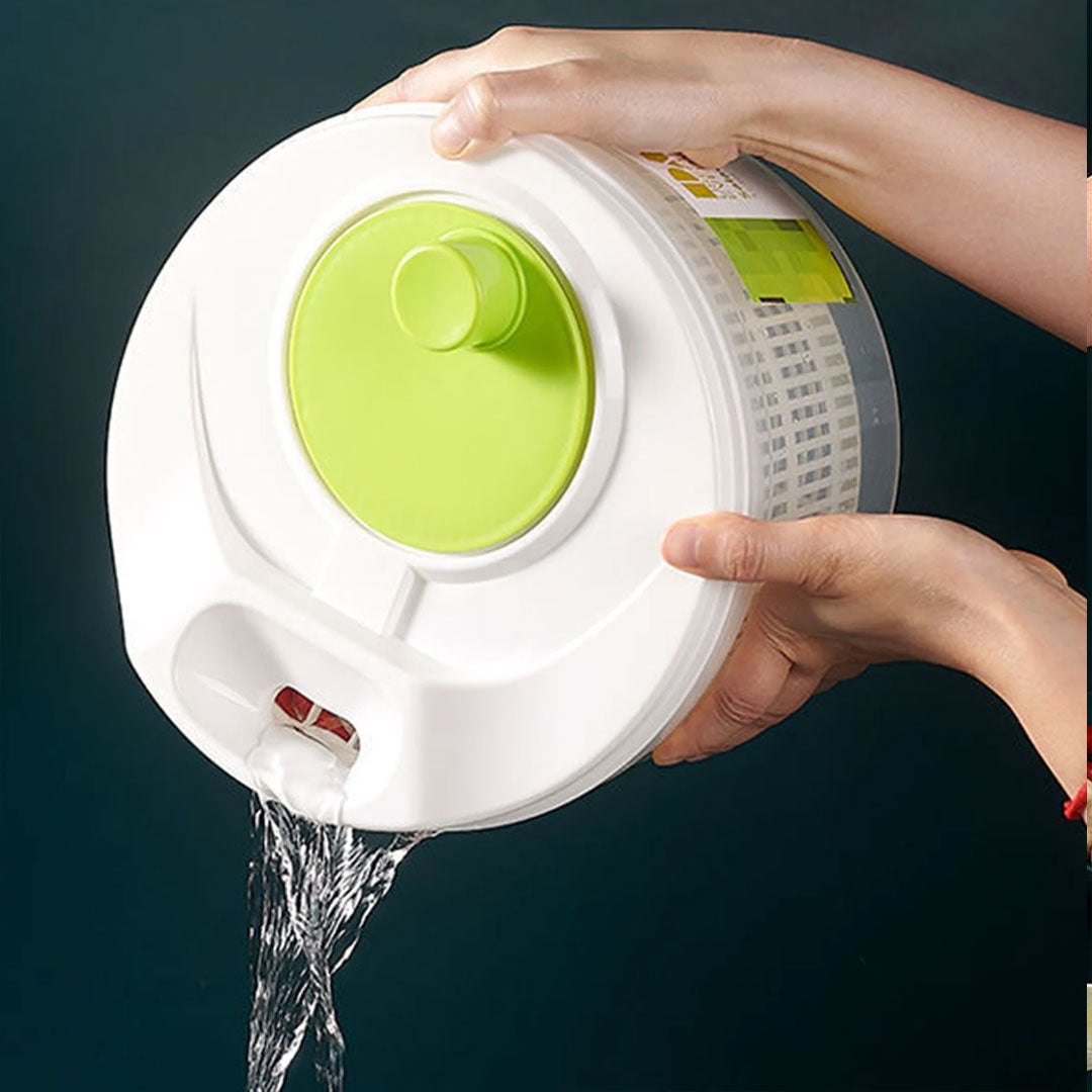 Manual Salad Spinner and Vegetable Dehydrator