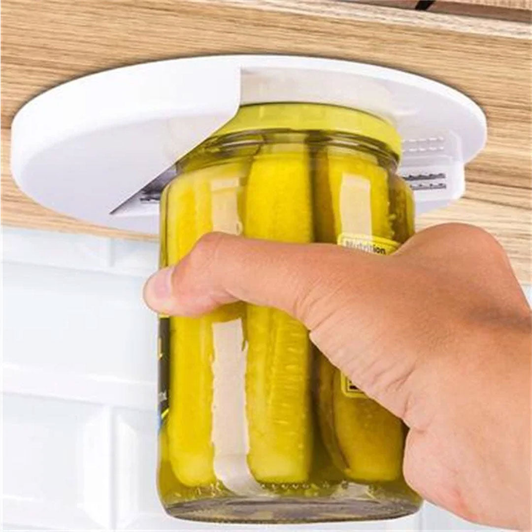 Under-Cabinet Can and Jar Opener Gadget