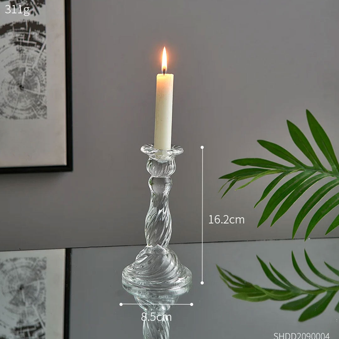 Novelty Glass Candle Holder for Wedding Centerpieces