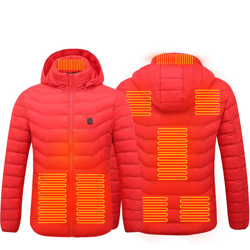 USB Heated Jacket Coat Electric Thermal Winter Clothing for Men