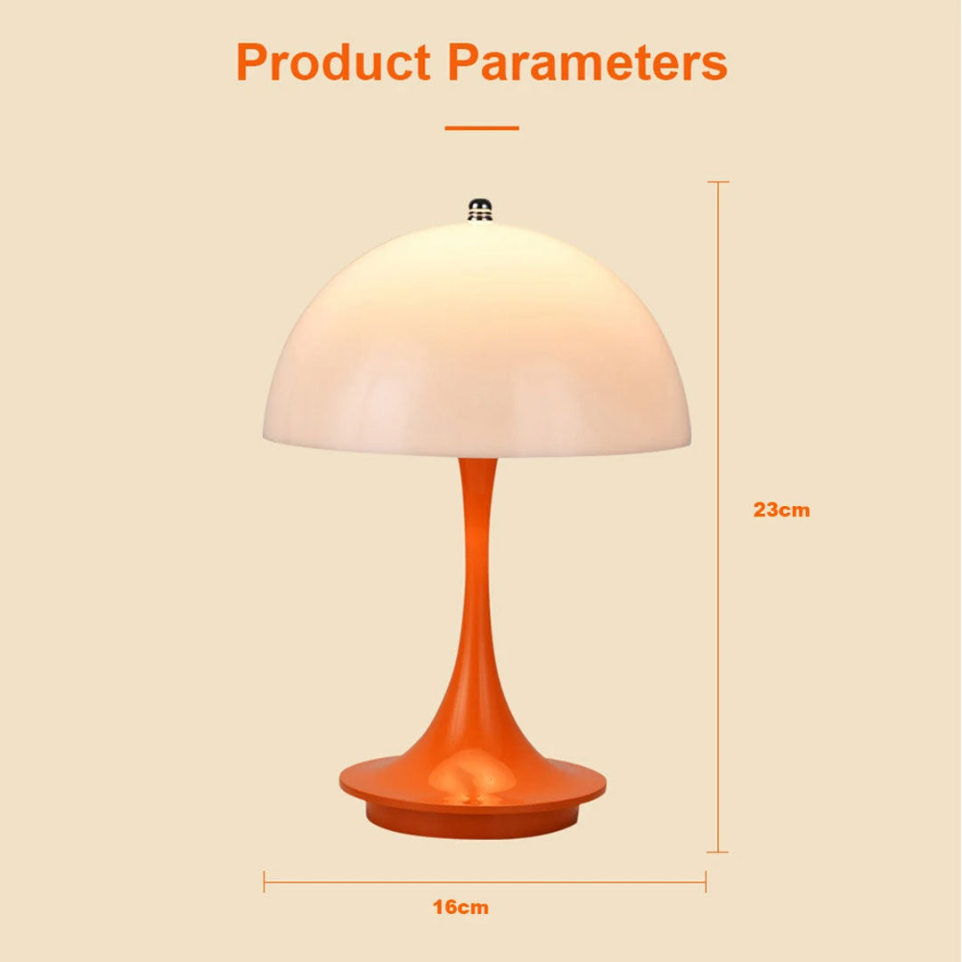 Blooming Brightness Portable USB LED Mushroom Lamp