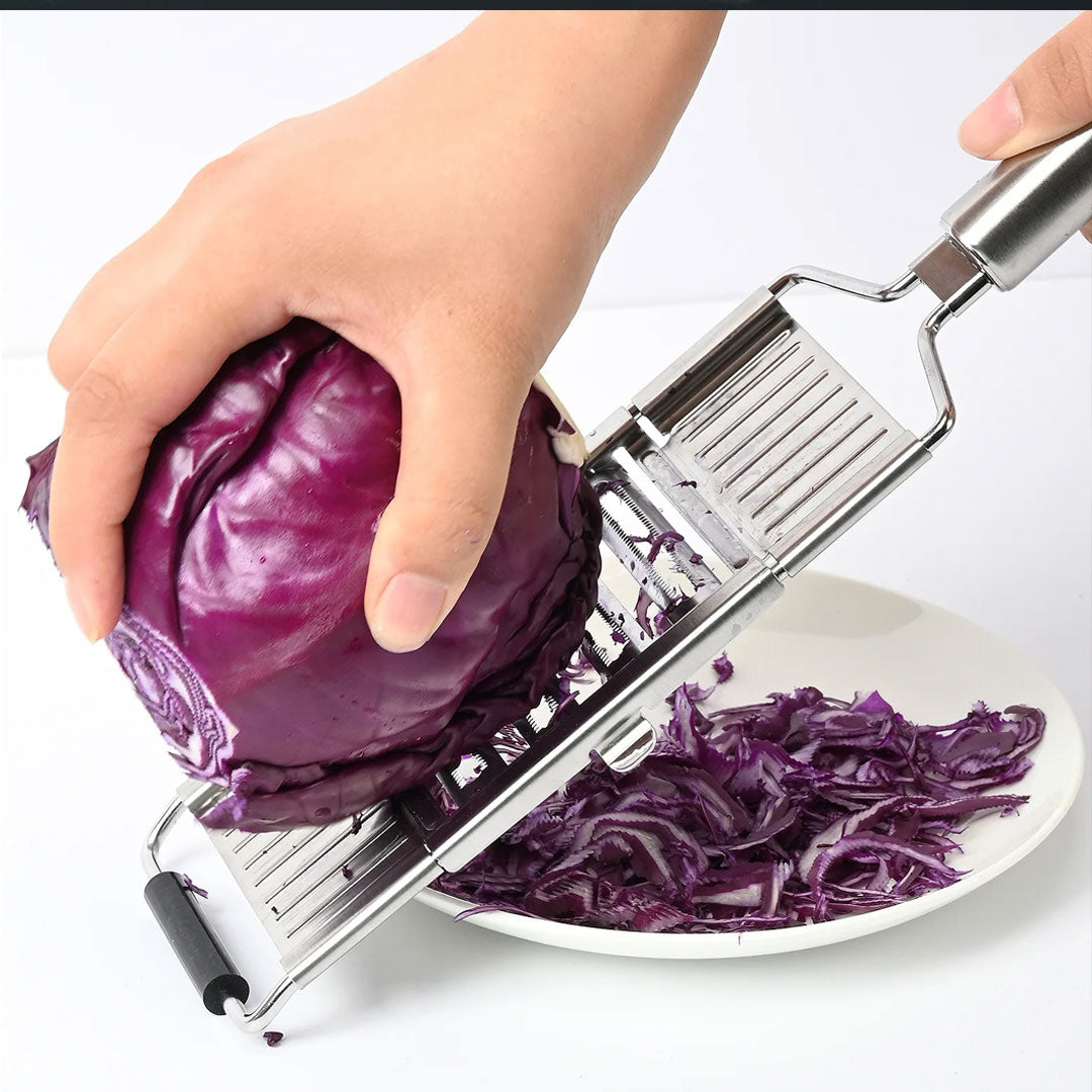 Portable Stainless Steel Vegetable Slicer & Grater