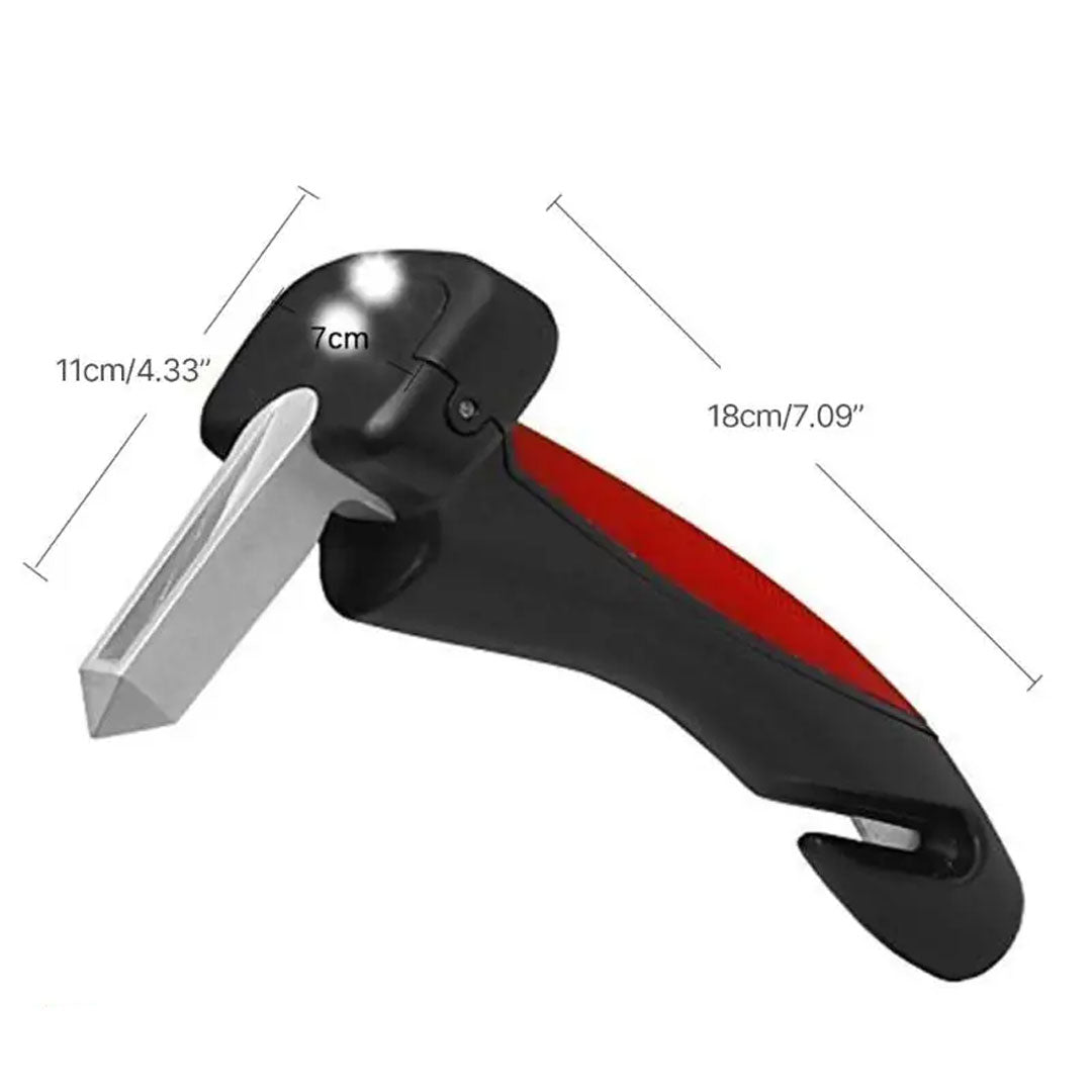 Integrated LED Mobility Aid Grab Handle for Cars