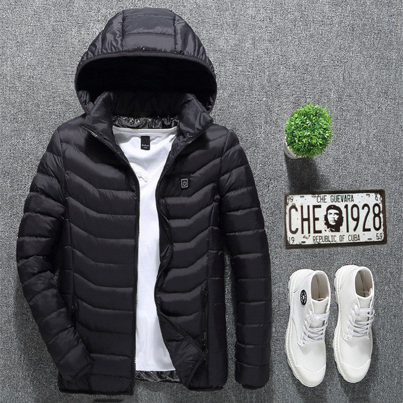 USB Heated Jacket Coat Electric Thermal Winter Clothing for Men