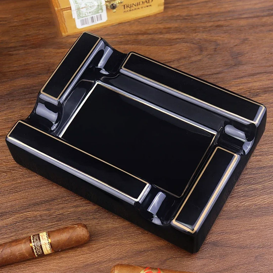 Luxury Ceramic Cigar Ashtray for Office Desk