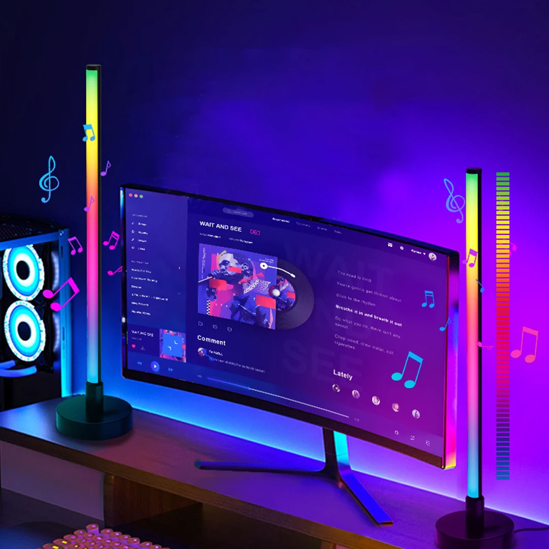 RGB LED Music Sync Light Bar with Bluetooth Control