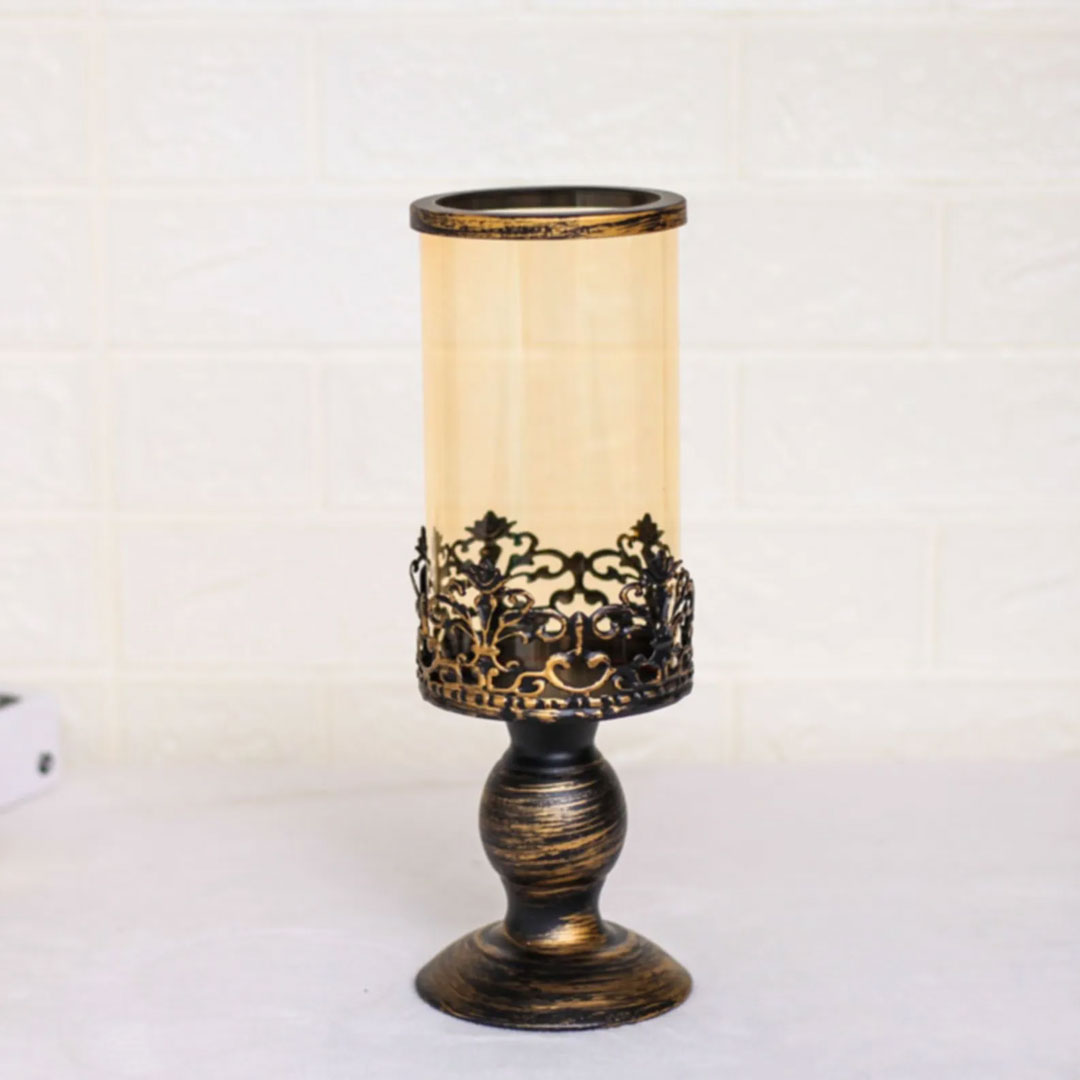 Wrought Candle Holder Ornamental Decor