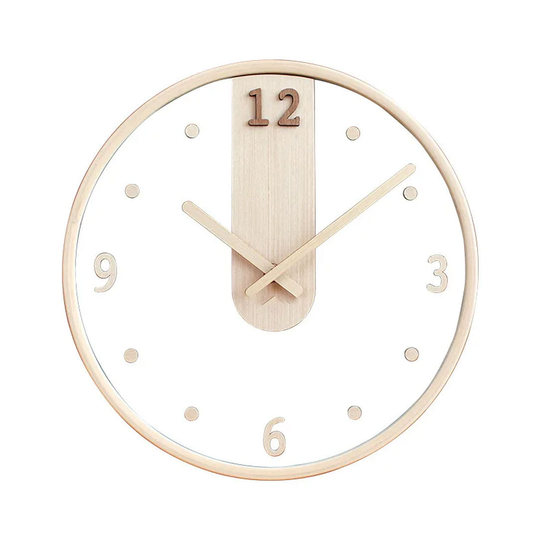 Nordic Minimalist Transparent Wall Clock