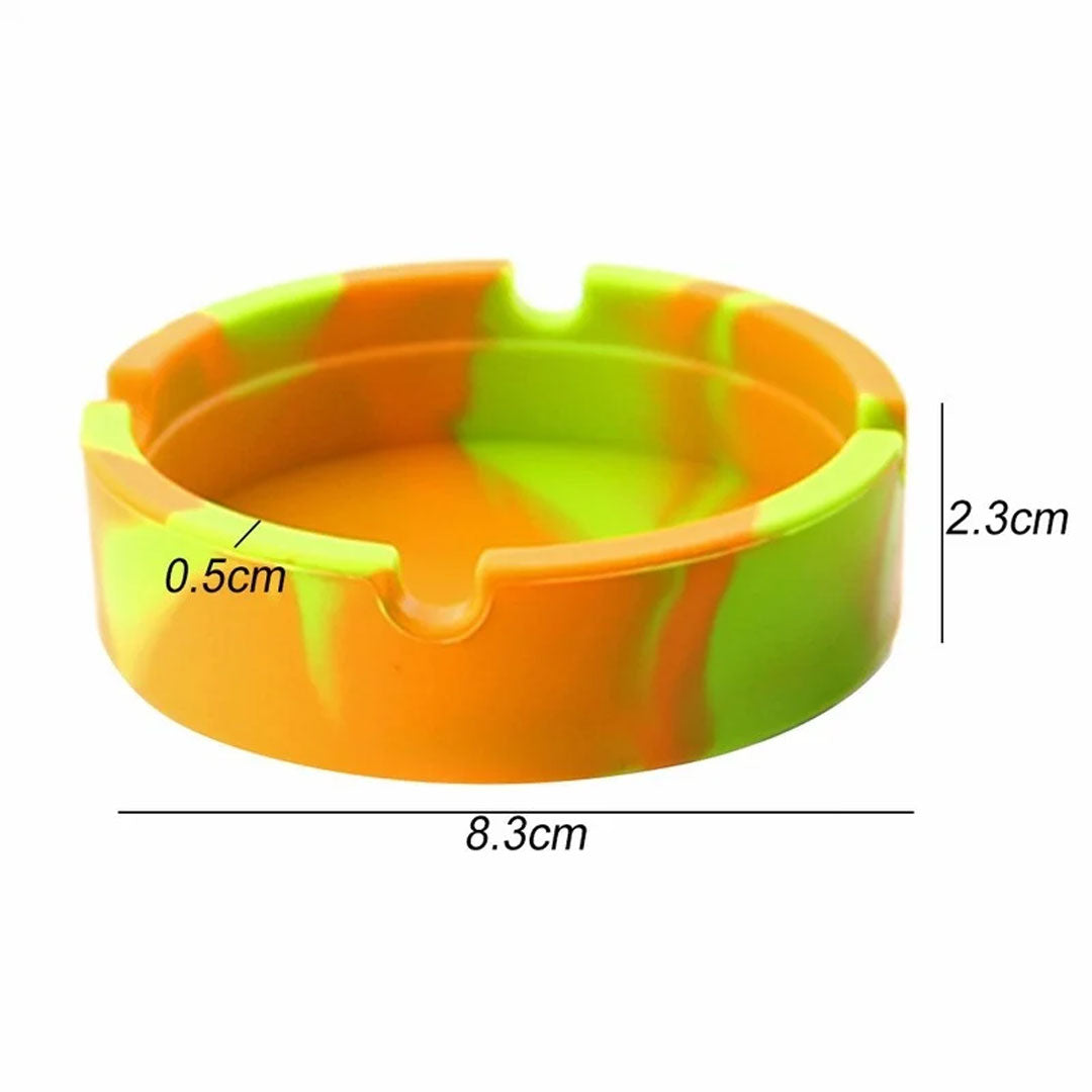 Circular Silicone Gel Luminous Ashtray